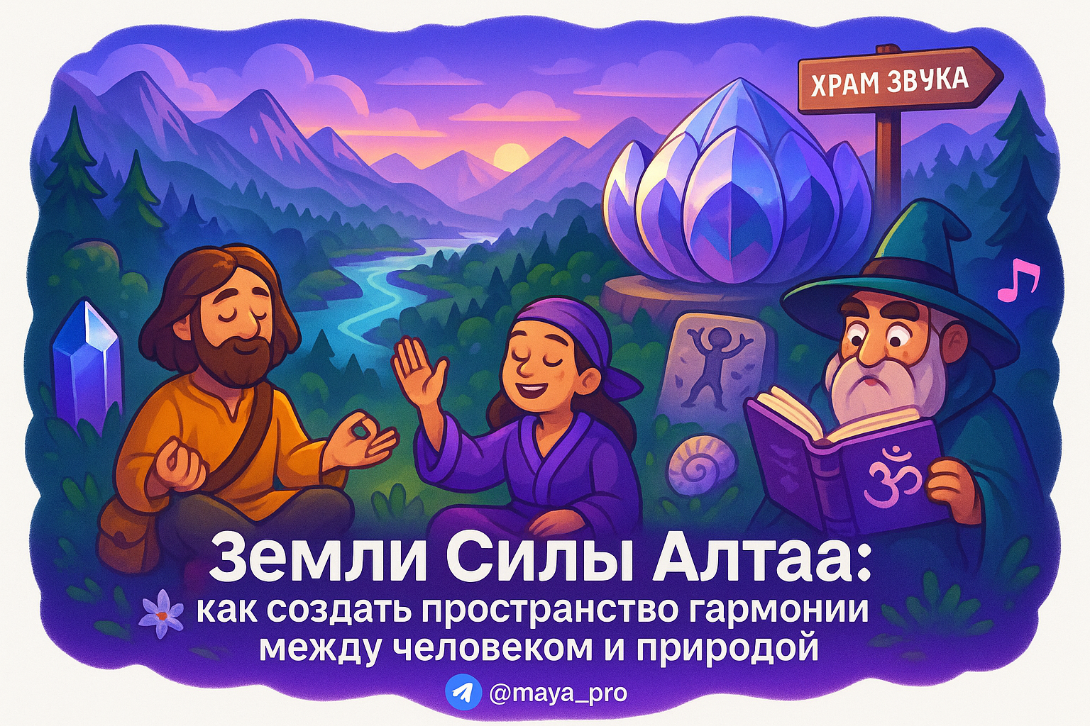 Загляните в сердце Алтая: как найти гармонию с природой и пробудить дух через Земли Силы и Храм Звука